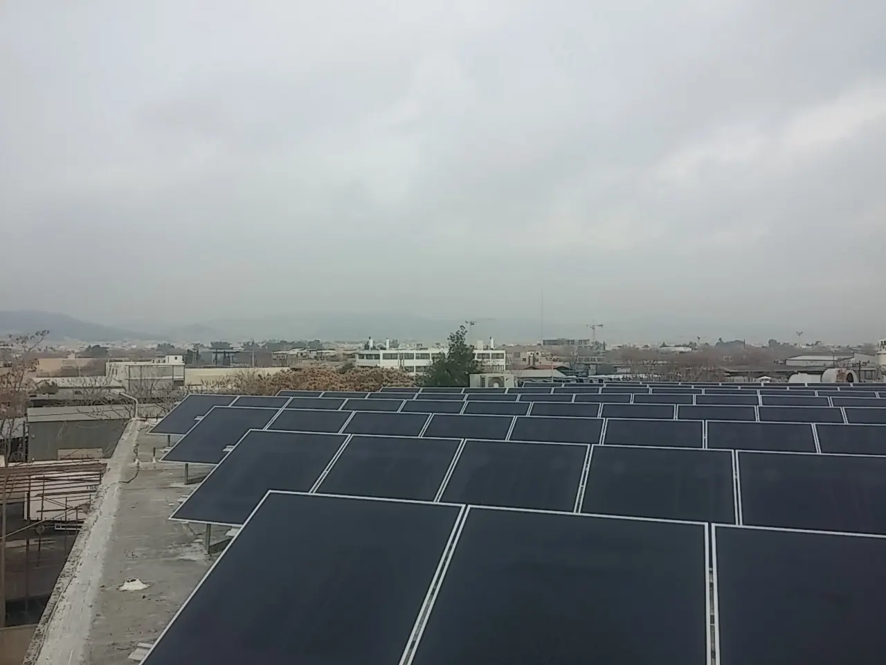 Βιομηχανική εφαρμογή φωτοβολταϊκού Ρουφ 20 kWp