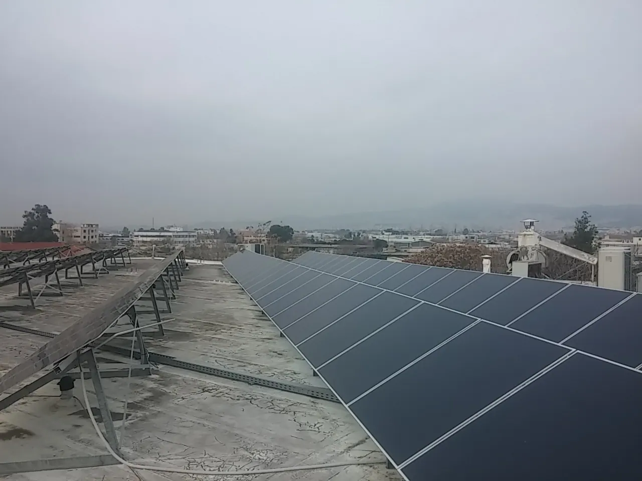 Βιομηχανική εφαρμογή φωτοβολταϊκού Ρουφ 20 kWp