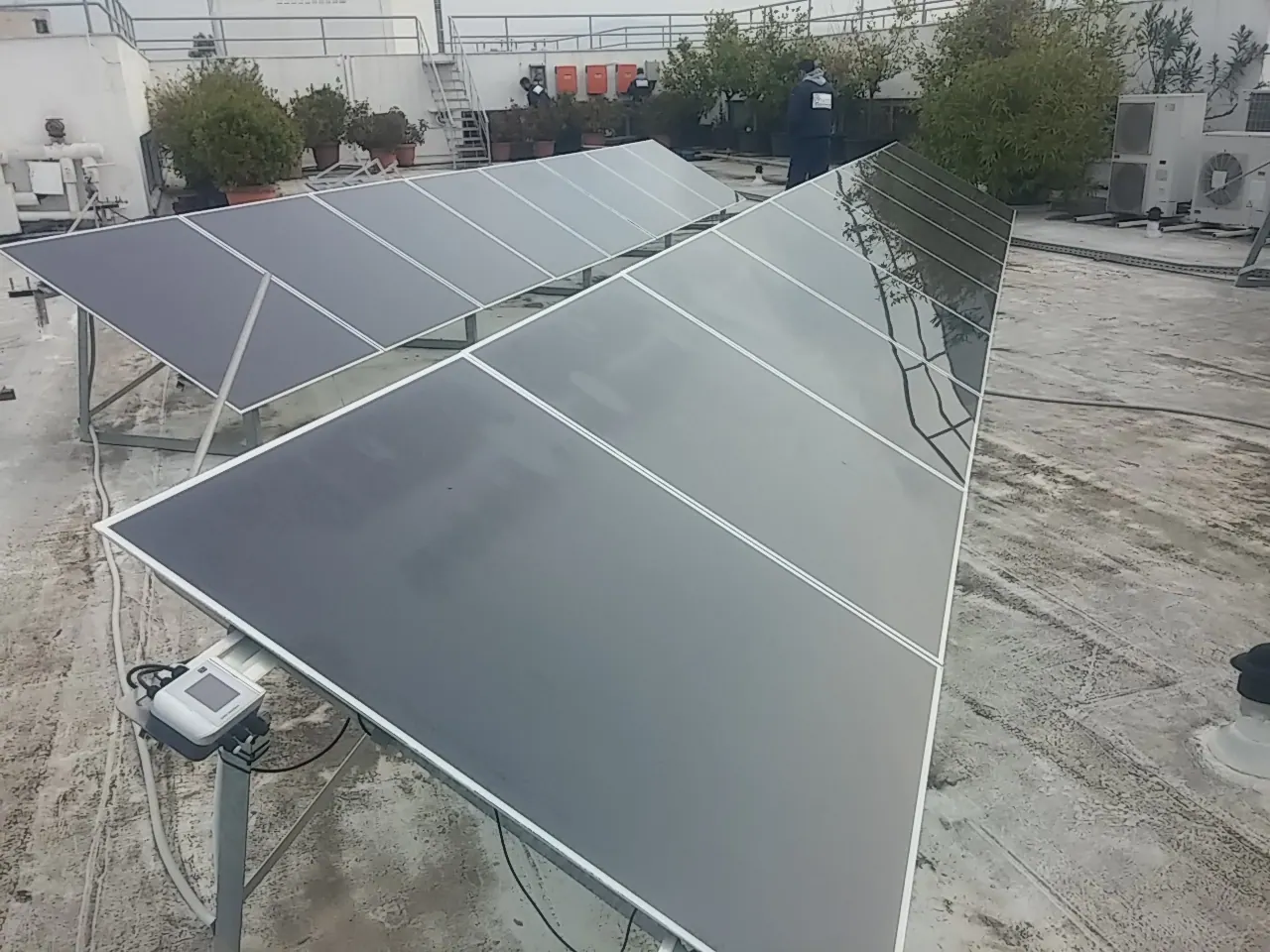 Βιομηχανική εφαρμογή φωτοβολταϊκού Ρουφ 20 kWp