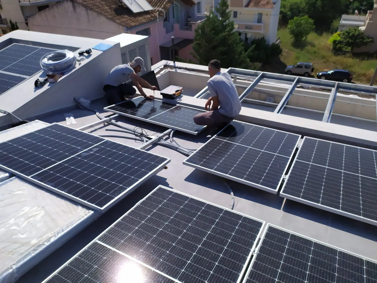 Οικιακή εφαρμογή φωτοβολταϊκού Μαρούσι 5 kWp