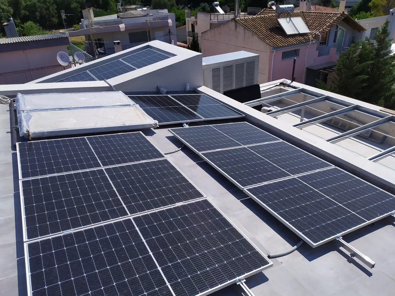 Οικιακή εφαρμογή φωτοβολταϊκού Μαρούσι 5 kWp