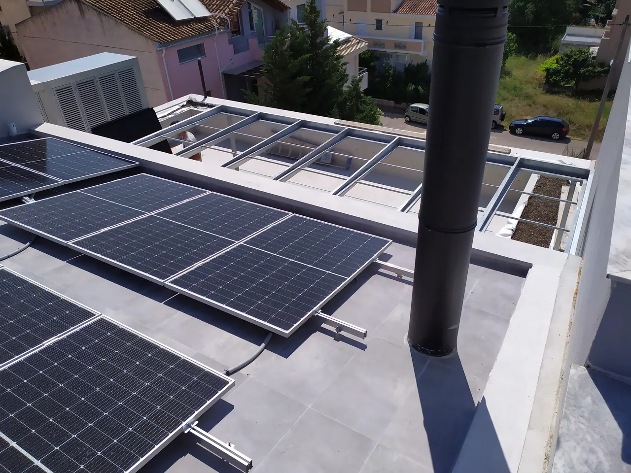 Οικιακή εφαρμογή φωτοβολταϊκού Μαρούσι 5 kWp