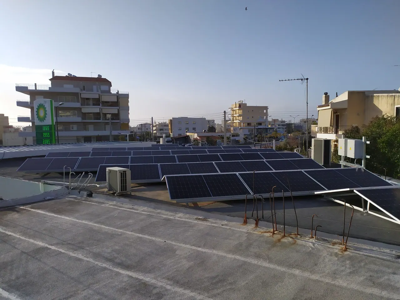 Βιομηχανική εφαρμογή Γλυφάδα 21 kWp