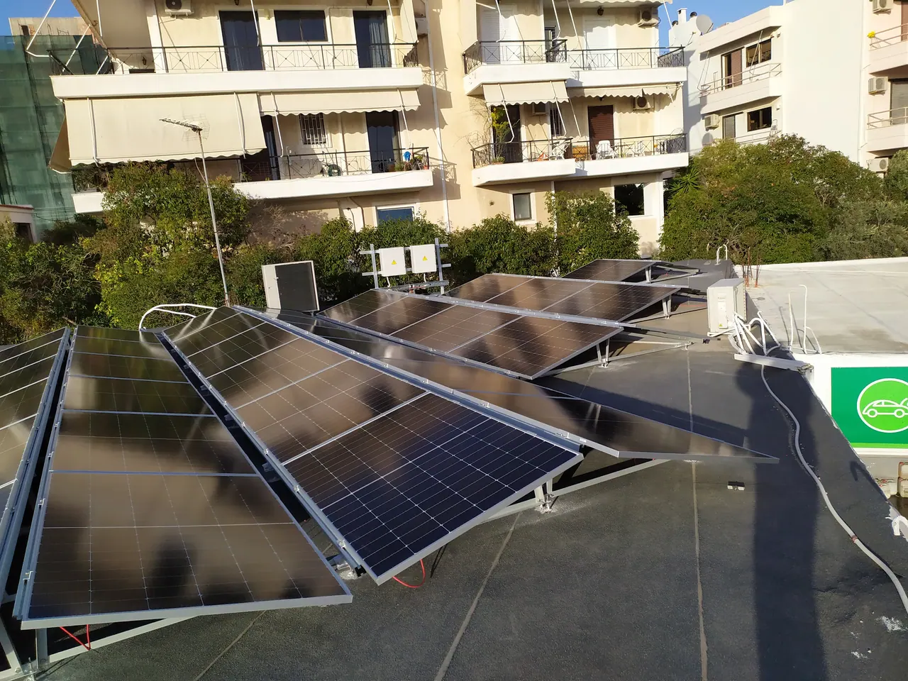Βιομηχανική εφαρμογή Γλυφάδα 21 kWp